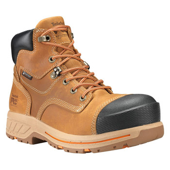 Timberland PRO Men's 6" Distressed Wheat Helix HD Composite Toe WP Work Boots - A1HPY231